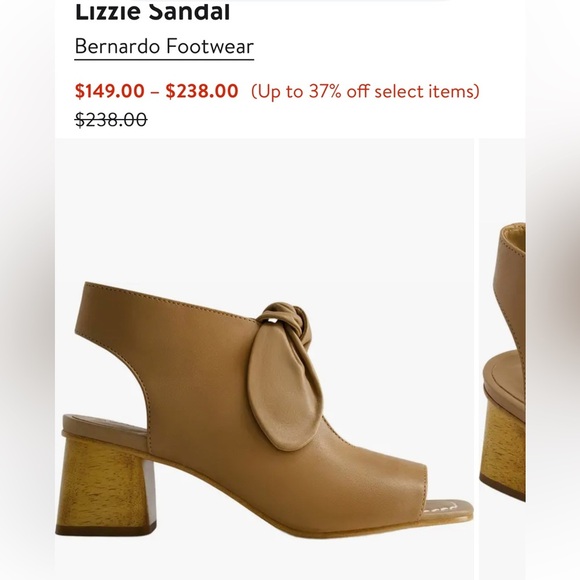 Bernardo Shoes - Bernardo Lizzie Sandal in Tan